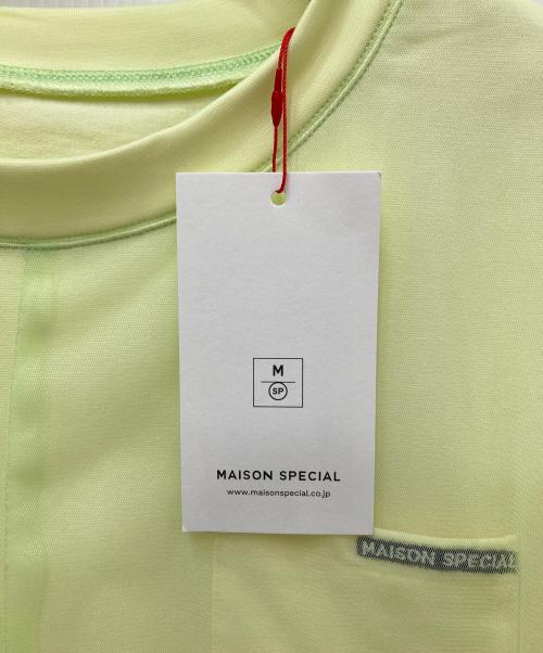 MAISON SPECIAL（メゾンスペシャル）MAISON SPECIAL (メゾンスペシャル) Sheer Layered T-Shirt イエロー サイズ:FREE 未使用品の古着・服飾アイテム