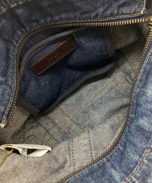 POLO RALPH LAUREN（ポロ・ラルフローレン）POLO RALPH LAUREN (ポロ・ラルフローレン) デニムミニトートバッグ インディゴの古着・服飾アイテム