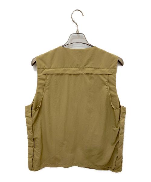 Columbia（コロンビア）Columbia (コロンビア) ナイロンメッシュベスト カーキ サイズ:Mの古着・服飾アイテム