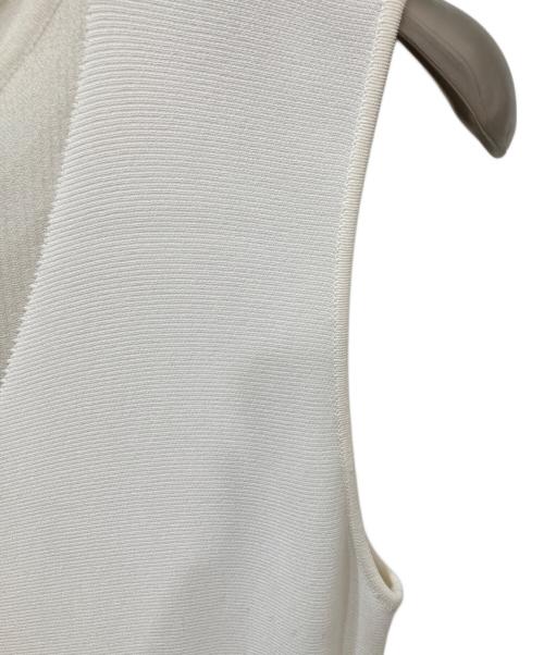 Salvatore Ferragamo（サルヴァトーレ フェラガモ）Salvatore Ferragamo (サルヴァトーレ フェラガモ) ニットワンピース ホワイト サイズ:Mの古着・服飾アイテム