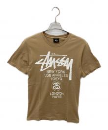 stussy（ステューシー）の古着「半袖Tシャツ」｜ベージュ