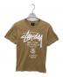 stussy（ステューシー）の古着「半袖Tシャツ」｜ベージュ