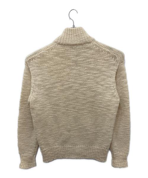 LOUIS VUITTON（ルイ ヴィトン）LOUIS VUITTON (ルイ ヴィトン) ウールジップアップニット アイボリー サイズ:Mの古着・服飾アイテム