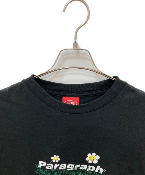 paragraph（パラグラフ）Paragraph (パラグラフ) 半袖Tシャツ ブラック サイズ:記載なしの為実寸参照 未使用品の古着・服飾アイテム