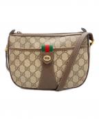 GUCCIグッチ）の古着「ショルダーバッグ　GGスプリーム」｜ベージュ