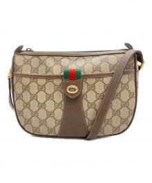 GUCCI（グッチ）の古着「ショルダーバッグ　GGスプリーム」｜ベージュ