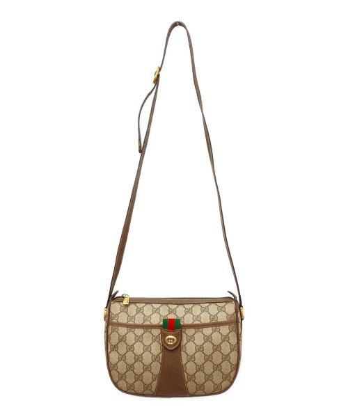 GUCCI（グッチ）GUCCI (グッチ) ショルダーバッグ　GGスプリーム ベージュの古着・服飾アイテム
