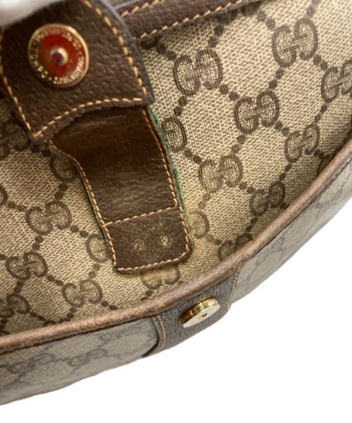 GUCCI（グッチ）GUCCI (グッチ) ショルダーバッグ　GGスプリーム ベージュの古着・服飾アイテム