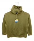 stussyステューシー）の古着「プルオーバーパーカー」｜オリーブ