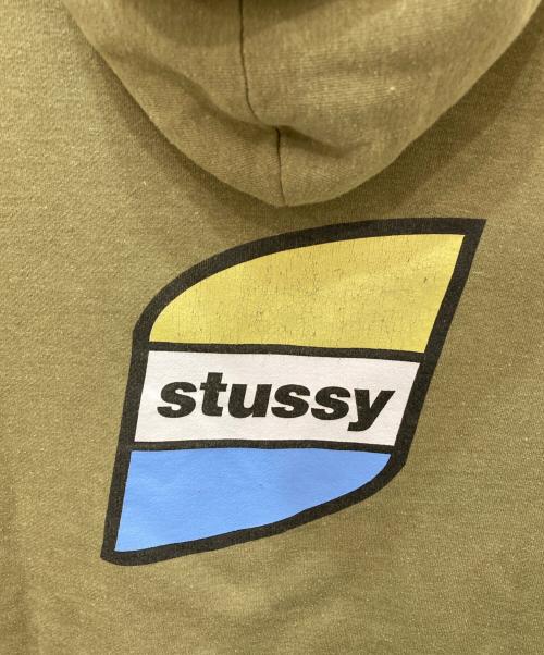 stussy（ステューシー）stussy (ステューシー) プルオーバーパーカー オリーブ サイズ:Ⅼの古着・服飾アイテム
