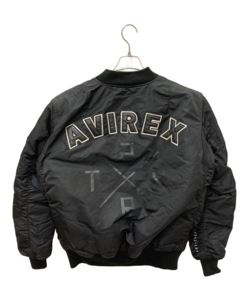 AVIREX（アヴィレックス）AVIREX (アヴィレックス) SURT (サート) リバーシブルMA-1ジャケット ブラック サイズ:Lの古着・服飾アイテム