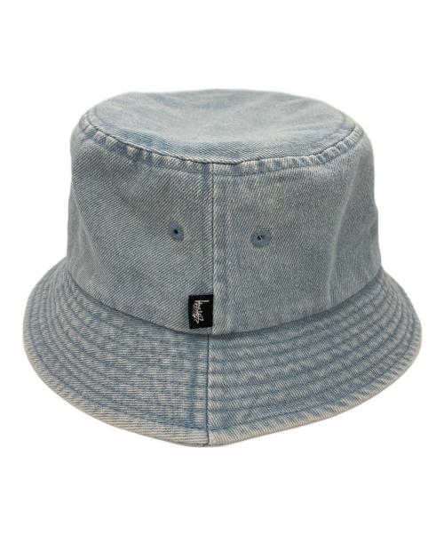 stussy（ステューシー）stussy (ステューシー) バケットハット ブルーの古着・服飾アイテム