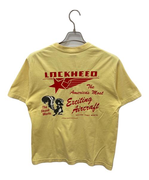 BUZZ RICKSON'S（バズリクソンズ）Buzz Rickson's (バズリクソンズ) プリントTシャツ イエロー サイズ:Ｓの古着・服飾アイテム