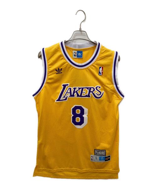 adidas（アディダス）adidas (アディダス) NBA (エヌビーエー) タンクトップ イエロー サイズ:Lの古着・服飾アイテム