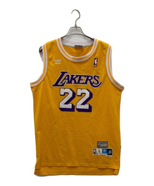 adidas（アディダス）adidas (アディダス) NBA (エヌビーエー) タンクトップ イエロー サイズ:Lの古着・服飾アイテム