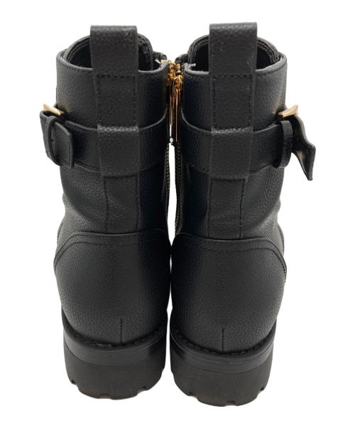 MICHAEL KORS（マイケルコース）MICHAEL KORS (マイケルコース) サイドジップレースアップブーツ ブラック サイズ:8.5Mの古着・服飾アイテム