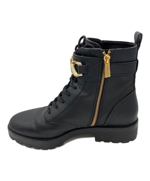 MICHAEL KORS（マイケルコース）MICHAEL KORS (マイケルコース) サイドジップレースアップブーツ ブラック サイズ:8.5Mの古着・服飾アイテム