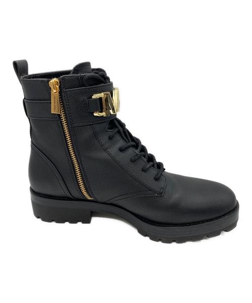 MICHAEL KORS（マイケルコース）MICHAEL KORS (マイケルコース) サイドジップレースアップブーツ ブラック サイズ:8.5Mの古着・服飾アイテム