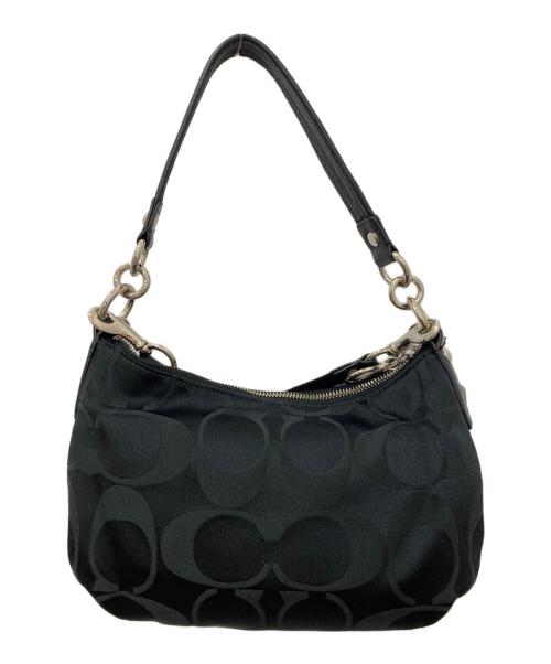 COACH（コーチ）COACH (コーチ) シグネチャーショルダーバック ブラックの古着・服飾アイテム
