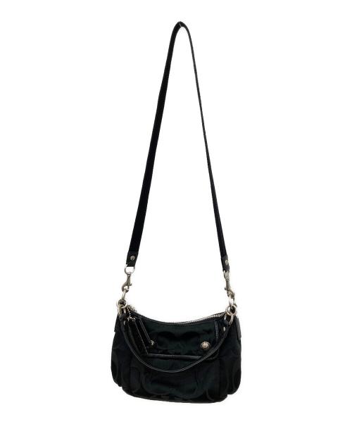 COACH（コーチ）COACH (コーチ) シグネチャーショルダーバック ブラックの古着・服飾アイテム