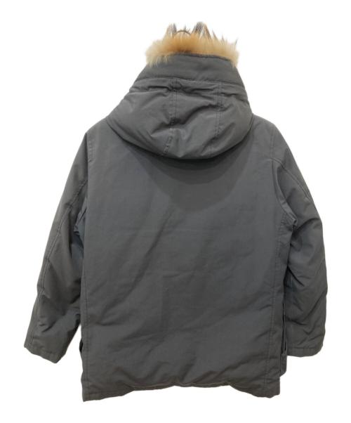 DANTON（ダントン）DANTON (ダントン) ファーフーデッドダウンジャケット グレー サイズ:40の古着・服飾アイテム