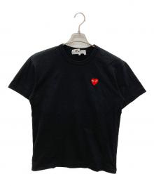 PLAY COMME des GARCONS（プレイコムデギャルソン）の古着「プリントTシャツ」｜ブラック