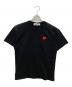 PLAY COMME des GARCONS（プレイコムデギャルソン）の古着「プリントTシャツ」｜ブラック