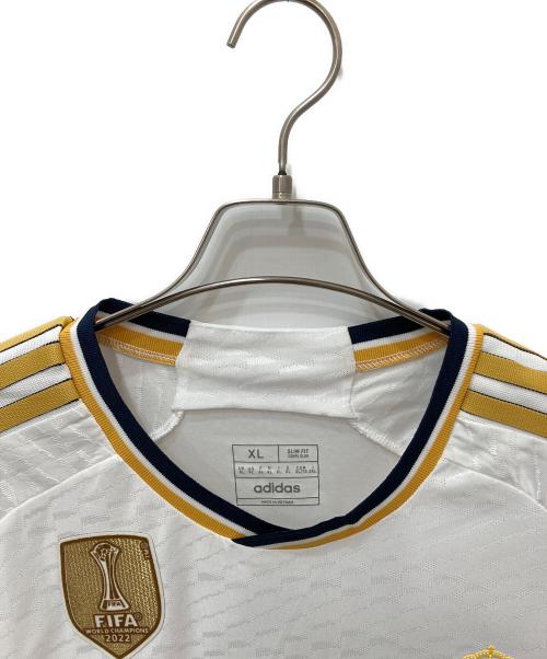 adidas（アディダス）adidas (アディダス) ゲームシャツ ホワイト サイズ:ＸＬの古着・服飾アイテム