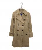 BURBERRY BLUE LABELバーバリー ブルー レーベル）の古着「ノバチェック柄ライナー付きトレンチコート」｜ベージュ