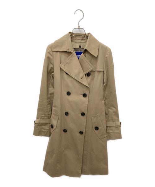 BURBERRY BLUE LABEL（バーバリー ブルー レーベル）BURBERRY BLUE LABEL (バーバリー ブルー レーベル) ノバチェック柄ライナー付きトレンチコート ベージュ サイズ:36の古着・服飾アイテム