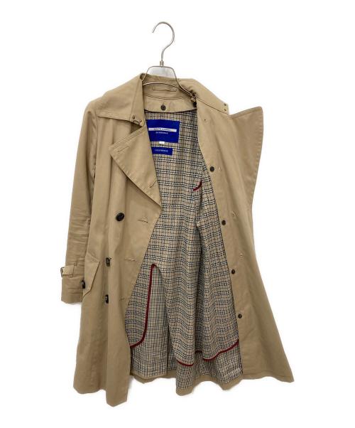 BURBERRY BLUE LABEL（バーバリー ブルー レーベル）BURBERRY BLUE LABEL (バーバリー ブルー レーベル) ノバチェック柄ライナー付きトレンチコート ベージュ サイズ:36の古着・服飾アイテム