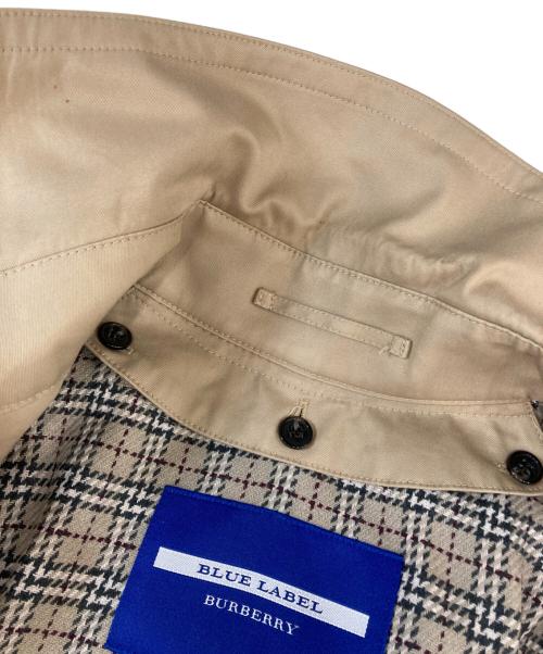 BURBERRY BLUE LABEL（バーバリー ブルー レーベル）BURBERRY BLUE LABEL (バーバリー ブルー レーベル) ノバチェック柄ライナー付きトレンチコート ベージュ サイズ:36の古着・服飾アイテム