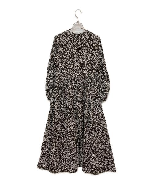 MARIHA（マリハ）MARIHA (マリハ) Ｖネック花柄ワンピース ブラック サイズ:36の古着・服飾アイテム