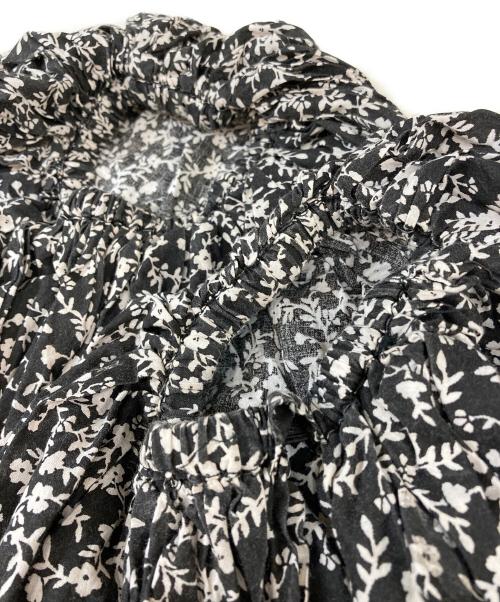 MARIHA（マリハ）MARIHA (マリハ) Ｖネック花柄ワンピース ブラック サイズ:36の古着・服飾アイテム