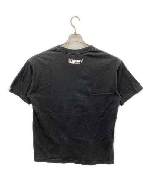 A BATHING APE（アベイシングエイプ）A BATHING APE (アベイシングエイプ) プリントTシャツ ブラック サイズ:Mの古着・服飾アイテム