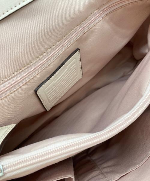 COACH（コーチ）COACH (コーチ) ソーホーシグネチャー トートバッグ ベージュの古着・服飾アイテム