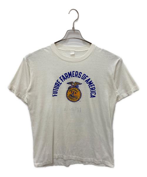USED（ユーズド）USED (古着) FFAプリントTシャツ ホワイト サイズ:記載なしの為実寸参照の古着・服飾アイテム
