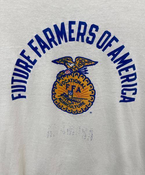 USED（ユーズド）USED (古着) FFAプリントTシャツ ホワイト サイズ:記載なしの為実寸参照の古着・服飾アイテム