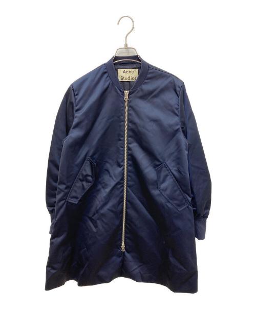Acne studios（アクネ ストゥディオズ）ACNE STUDIOS (アクネ ストゥディオズ) ロングMA-1 ネイビー サイズ:32の古着・服飾アイテム