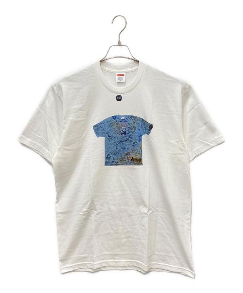 SUPREME（シュプリーム）Supreme (シュプリーム) 30th Anniversary First Tee　30周年 アニバーサリー ファーストTシャツ ホワイト サイズ:Lの古着・服飾アイテム