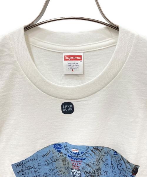 SUPREME（シュプリーム）Supreme (シュプリーム) 30th Anniversary First Tee　30周年 アニバーサリー ファーストTシャツ ホワイト サイズ:Lの古着・服飾アイテム