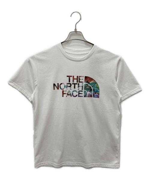 THE NORTH FACE（ザ ノース フェイス）THE NORTH FACE (ザ ノース フェイス) igital Logo Tee ホワイト サイズ:Ｌ 未使用品の古着・服飾アイテム