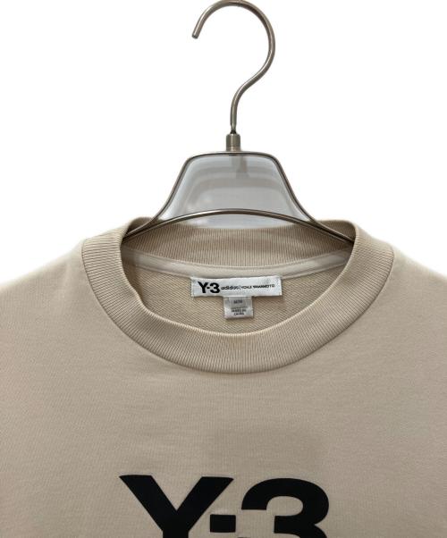 Y-3（ワイスリー）Y-3 (ワイスリー) クルーネックスウェット ベージュ サイズ:Ｍの古着・服飾アイテム