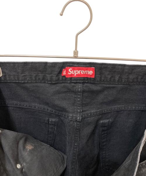 SUPREME（シュプリーム）Supreme (シュプリーム) Distressed Loose Fit Selvedge  Jean　デニムパンツ ブラック サイズ:36の古着・服飾アイテム