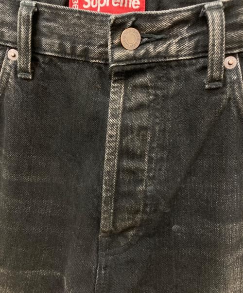 SUPREME（シュプリーム）Supreme (シュプリーム) Distressed Loose Fit Selvedge  Jean　デニムパンツ ブラック サイズ:36の古着・服飾アイテム