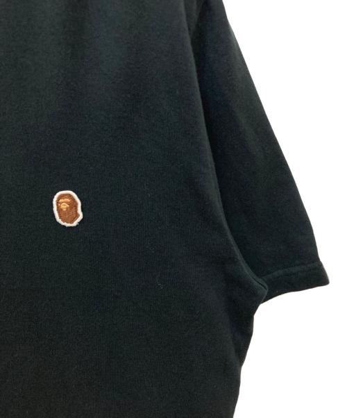 A BATHING APE（アベイシングエイプ）A BATHING APE (アベイシングエイプ) 切替カットソー ブラック サイズ:XSの古着・服飾アイテム