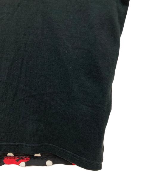A BATHING APE（アベイシングエイプ）A BATHING APE (アベイシングエイプ) 切替カットソー ブラック サイズ:XSの古着・服飾アイテム