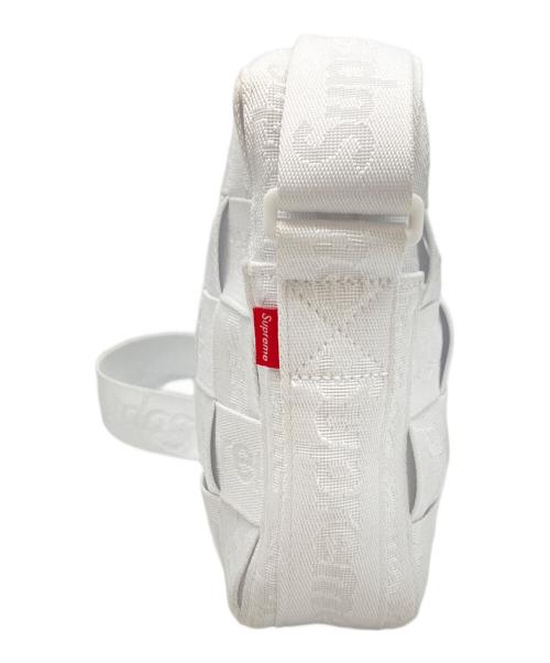 SUPREME（シュプリーム）Supreme (シュプリーム) Supreme Woven Shoulder Bag　シュプリームウォーブンショルダーバッグ ホワイトの古着・服飾アイテム
