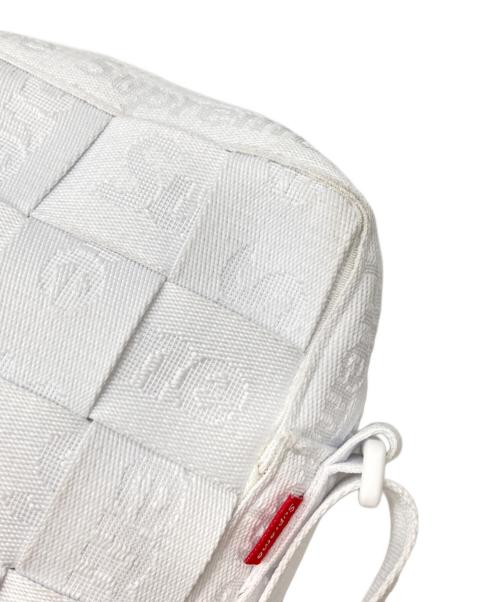 SUPREME（シュプリーム）Supreme (シュプリーム) Supreme Woven Shoulder Bag　シュプリームウォーブンショルダーバッグ ホワイトの古着・服飾アイテム