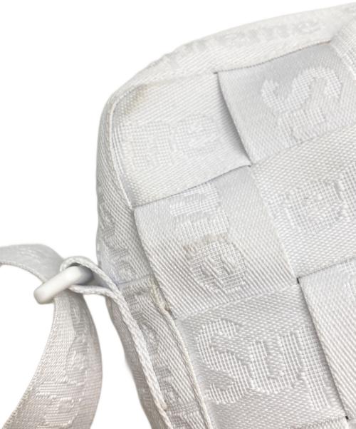 SUPREME（シュプリーム）Supreme (シュプリーム) Supreme Woven Shoulder Bag　シュプリームウォーブンショルダーバッグ ホワイトの古着・服飾アイテム